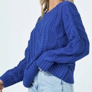 MAKE AN OFFER - PRINCESS POLLY Anaya Cable Knit Sweater